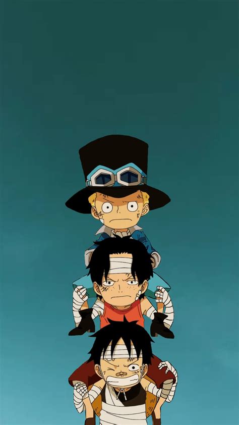 Luffy, Ace & Sabo in 2025 | Ace and luffy, Ace sabo luffy, One piece ace