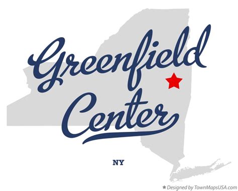 Map of Greenfield Center, NY, New York