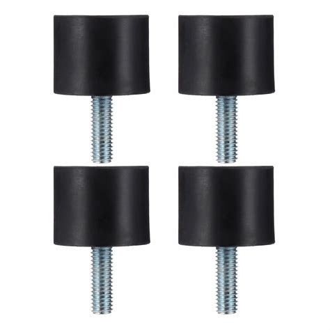 4 Pcs Rubber Mounts Shocks Absorber For Motor Generator Compressor