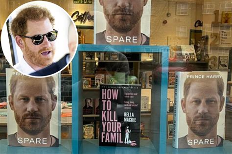 Prince Harry's 'Spare' Displayed Alongside 'How to Kill Your Family