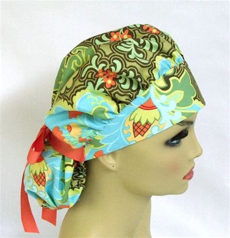 Bouffant Womens Surgical Scrub Cap Amy Butler Gothic Rose Etsy