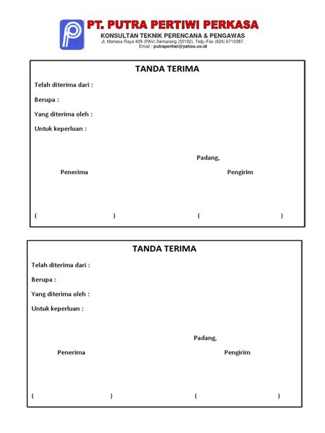 Contoh Tanda Terima Surat Undangan 57 Koleksi Gambar