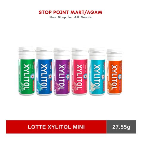 Jual Lotte Xylitol Botol Mini Permen Karet 2755g Shopee Indonesia