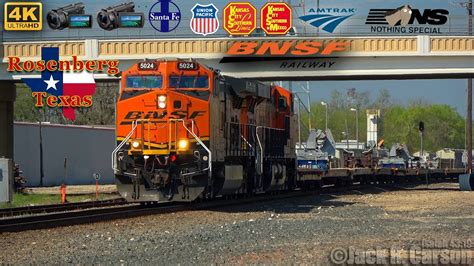 4K 60fps Railfanning Rosenberg TX 3 21 21 Feat KCS 4006 NS ACC S H3