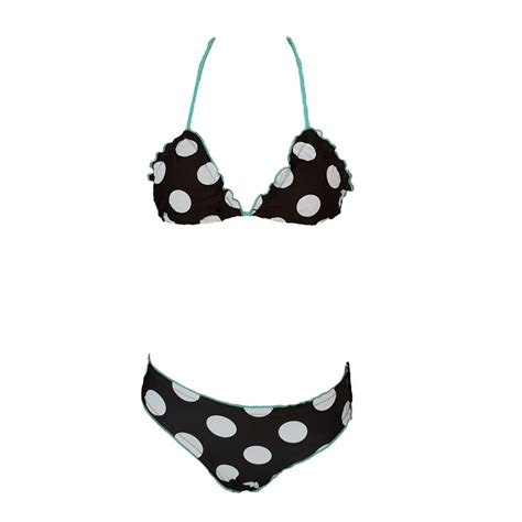 Women Flower Swimwear Bathingsuit Swimsuit Bandage Tankini Beach Bikini Wire Free Striped