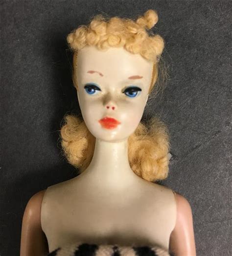 Lot No Blonde Ponytail Barbie In Original Swimsuit