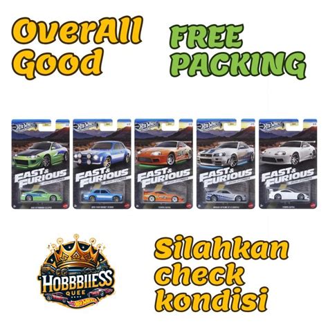 Full Set Pcs Hot Wheels Fast Furious Brian O Conner Series