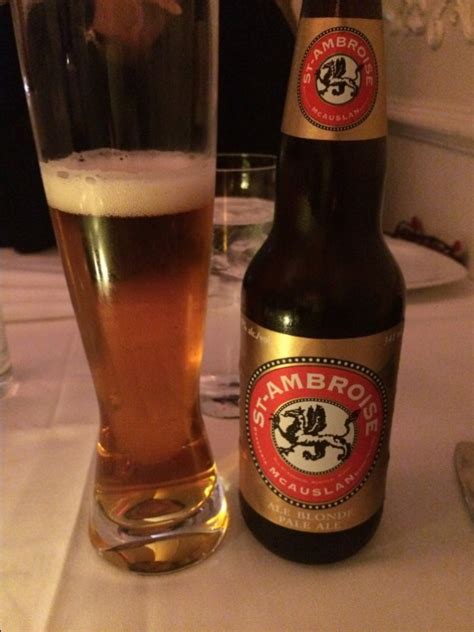 Cerveja St Ambroise Ale Blonde Pale Ale Brasserie Mcauslan Brewery