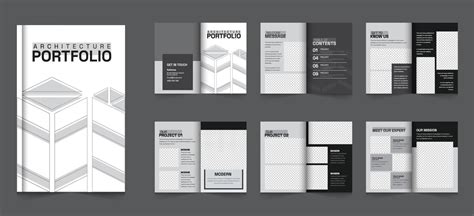 Portafolio De Arquitectura O Diseño De Portafolio De Arquitecto O