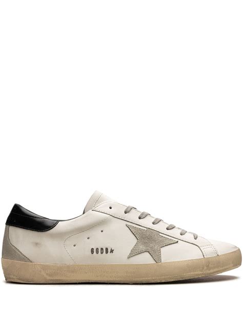 Golden Goose Super Star Classic White Black Sneakers White