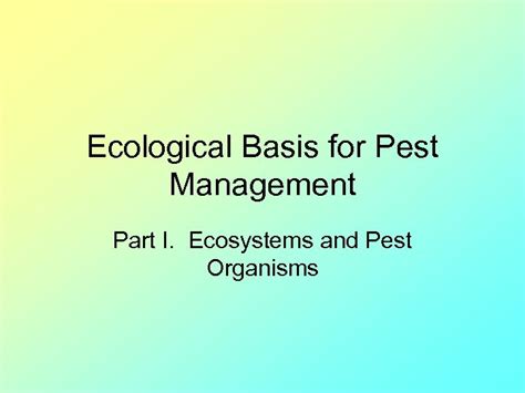 Integrated Pest Management Ipm Reading Assignment Norris