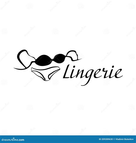 Vector Logo Of A Lingerie Store Sex Shop Stock Vector Illustration Of Clothing Lingerie