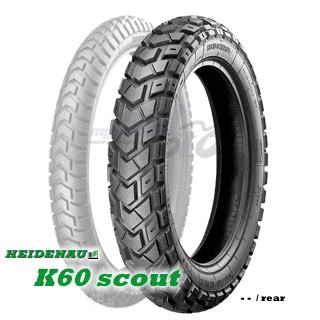 Heidenau K 60 SCOUT 140 80 18 70T Heidenau K60 Scout Rear Tire