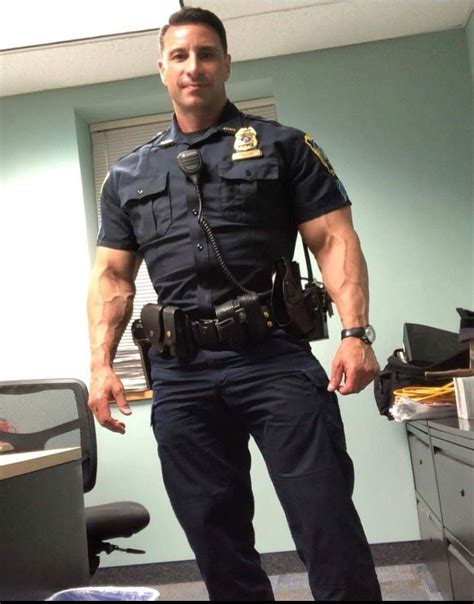 On Duty Men In Uniform Hot Cops Men
