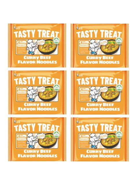 Китайская лапша BaiXiang Tasty Treat говядина и карри 85 г х 6 шт ...