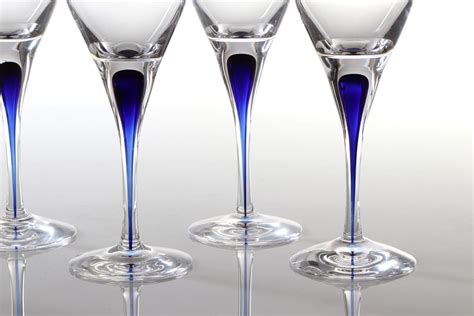 Intermezzo R Dvinsglas Sex St Glas Formgivare Erika Lagerbielke F R Orrefors Glas