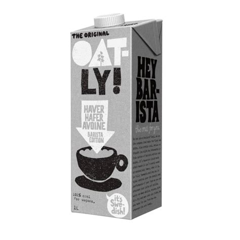 Растительное молоко Oatly Barista Edition Веганское овсяное Бариста ...