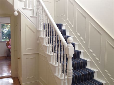 Wall Panelling For Stairs Wainscoting Wall Stair Paneling Painting