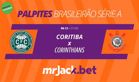 Coritiba x Corinthians odds e prognósticos Brasileirão