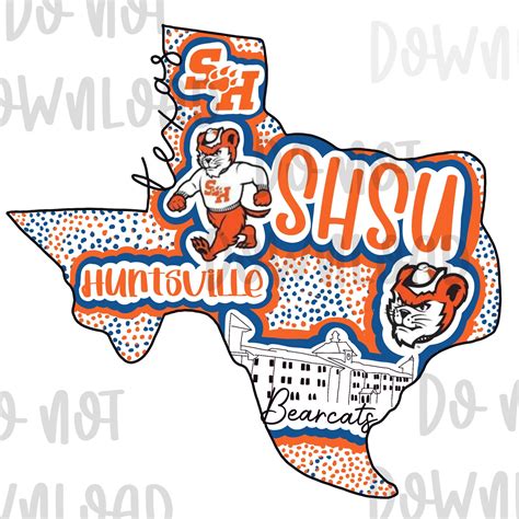 Sam Houston State University Texas Etsy