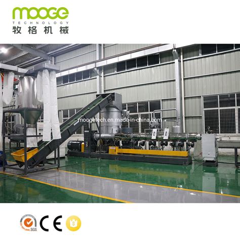 PET Fiber Recycling Granulator Line Plastic Granulating Machine China