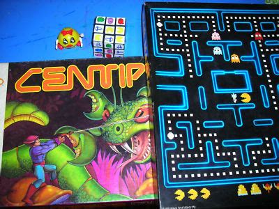 Vintage Pac Man Puzzle Rubiks Cube Centipede Game