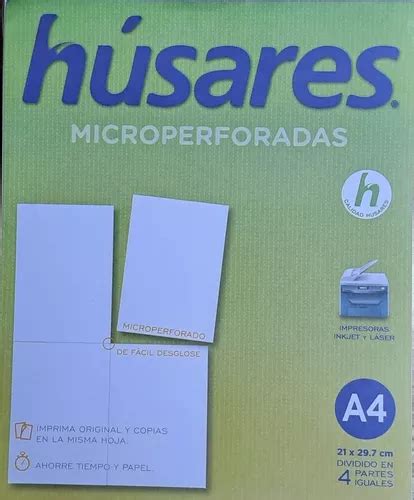 Papel A H Sares Microperforadas En Cruz Venta X Hjs Color Blanco