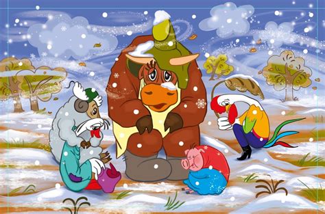 ArtStation - Зимовье зверей