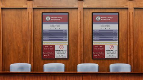 Courtroom Digital Signage And The Judicial World Ahead