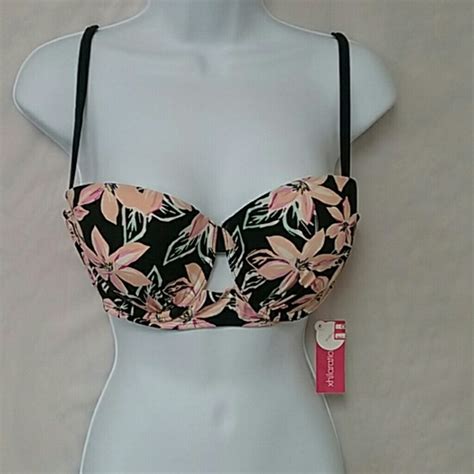 Xhilaration Swim Bikini Top Pale Peach Pushup Poshmark