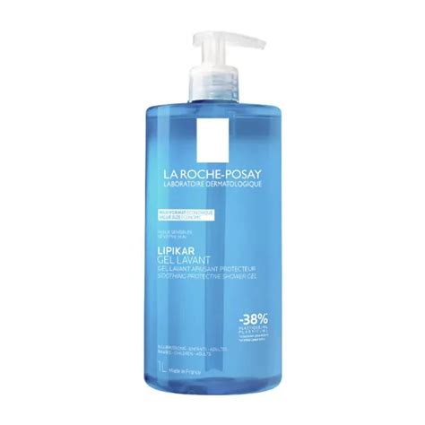 La Roche Posay Lipikar Gel Lavant Peaux Sensibles 1L | Univers Pharmacie