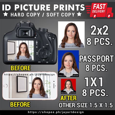 Quality Photo Prints Id Picture 2x2 Id 1x1 Id 15x15 Id