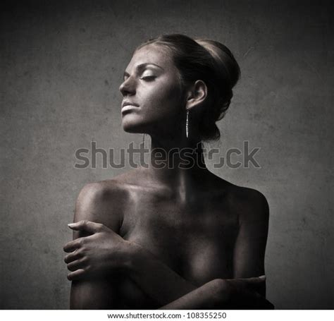 Beautiful Naked Woman Painted Skin Wearing Stock Photo 108355250 Shutterstock