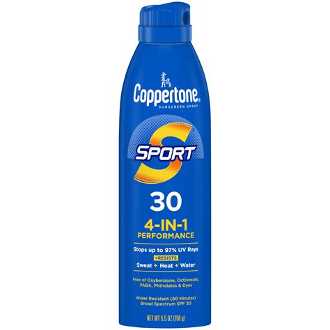 Sunscreen Spray Mineral And Chemical Coppertone
