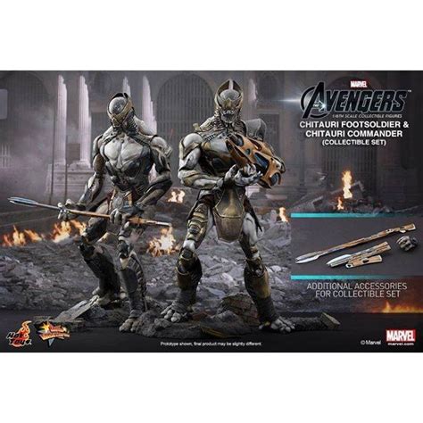 野獸國 Hot Toys MMS 漫威 復仇者聯盟 奇塔瑞軍團 奇塔瑞人 外星小兵 雙人組合包 蝦皮購物