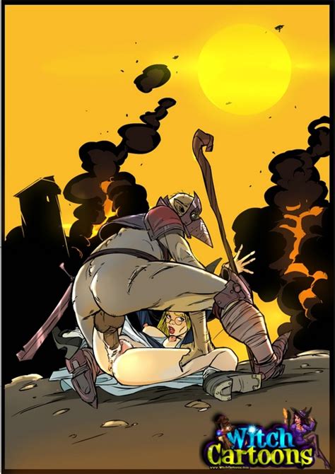 Sexy Shaped Blonde Toon Witch Doesn T Silver Cartoon Picture 1