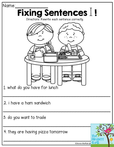 fixing sentences rewrite  sentence correctly great lesson