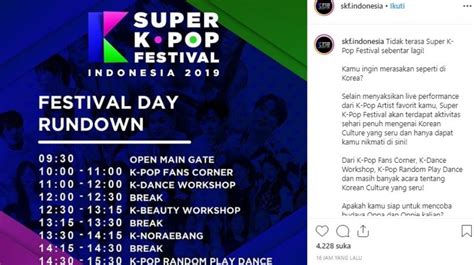 Tiket Super K Pop Festival Indonesia Diskon 50 Persen Beli Di Mana