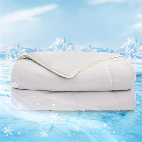 Kivik Ultra Soft Cooling Comforter Cooling Blanket Tech For Hot Sleepers Silk Smooth