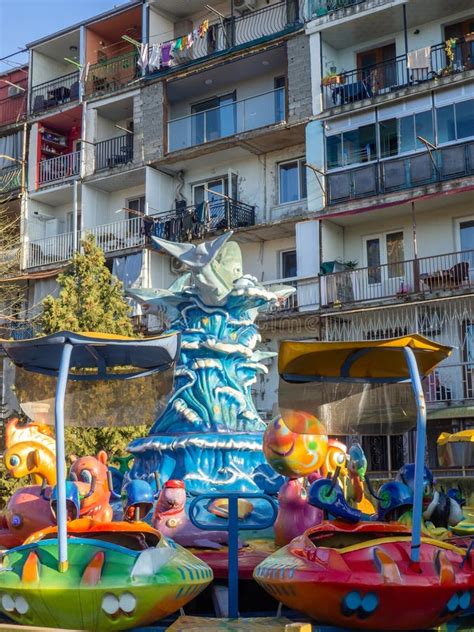 Amusement Park In A Residential Area Fun For Kids Editorial Image