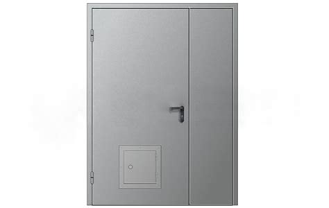 Купить противопожарную полуторная дверь со стыковочным клапаном ДПС-2 в ...