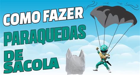 Paraqueda De Sacola - Como fazer um PARAQUEDAS de brinquedo de SACOLA - YouTube