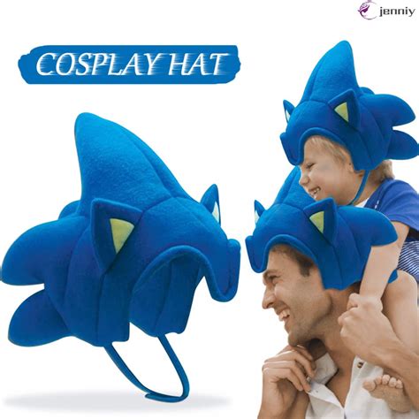 Cosplay Headgear Cartoon Characters For Costume Photo Props Hat Blue
