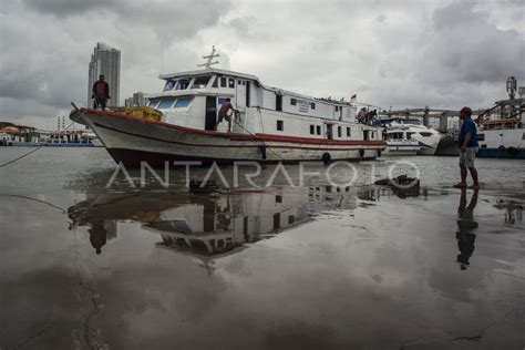 WILAYAH BERPOTENSI BANJIR ROB JAKARTA ANTARA Foto