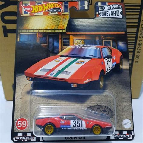 Jual Hot Wheels Boulevard De Tomaso Pantera Gruppo Merah Putih Di Seller Oregon Cengkareng