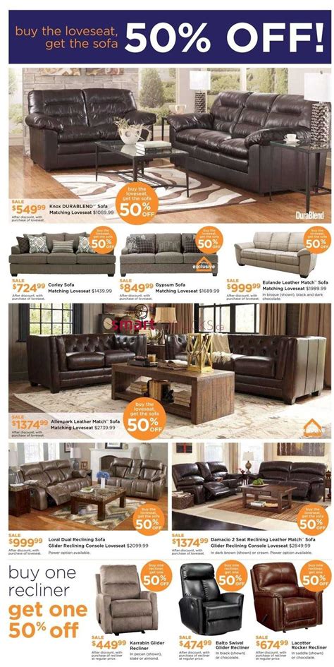 Ashley Furniture Homestore On Flyer May To