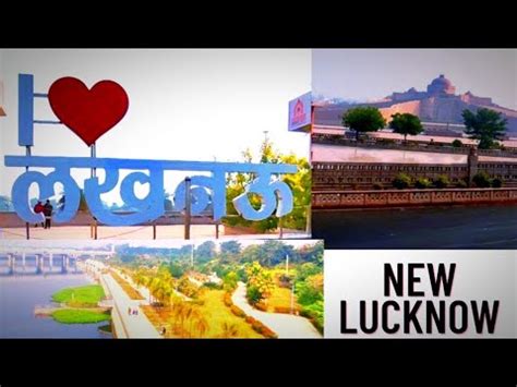 New Lucknow Views Chauraha River Front Ambedkar Park Samta