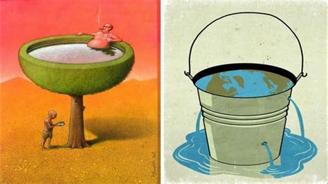 Save The Water Deep Pictures Earth Pollution Illustration Deep