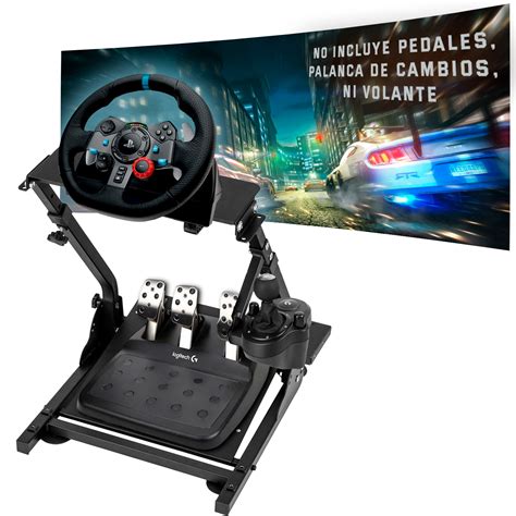 Soporte Para Volante Logitech Thrustmaster Y Fanatec Cables Y