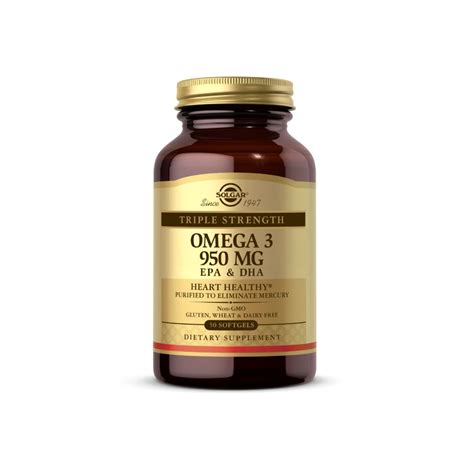 Solgar Omega 3 950 mg 50 Soft Gelatin Capsules